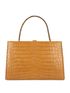 Medium Crocodile Clasp Bag, back view
